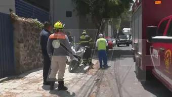 Foto: Muere Trabajador tras Colapso de Torre de Comunicaciones en CDMX