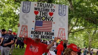 FOTO: Trump en Bronx, Nueva York