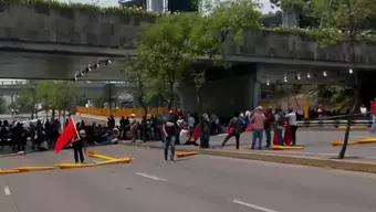 Foto: CNTE en Circuito Interior y Paseo de la Reforma