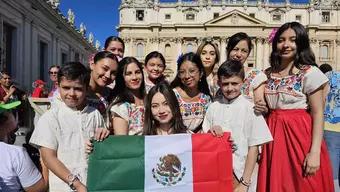 Foto: Niños Mexicanos Participan en Jornada Mundial con el Papa Francisco en Roma
