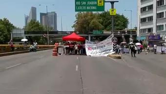 Foto: Manifestantes Cierran Circuito Interior en Miguel Hidalgo, CDMX