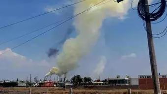 Foto: Fuga de Gas Tóxico en Refinería de Pemex en Salamanca; Varios Intoxicados