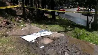 Foto: Fuga de Agua Provoca Muerte de Trabajador en la Picacho-Ajusco