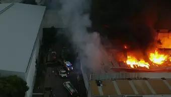 FOTO: Incendio en Fábrica de Ecatepec