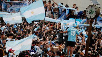 Croacia Argentina festejo Buenos Aires