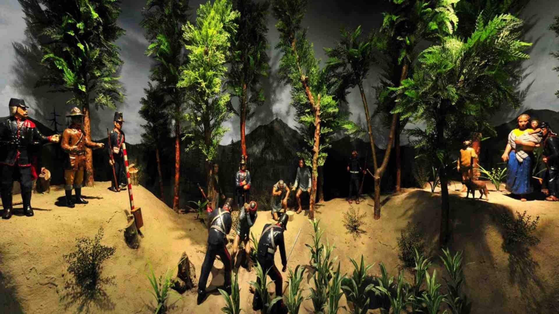Diorama sobre la batalla de Tomóchic del Museo del Caracol