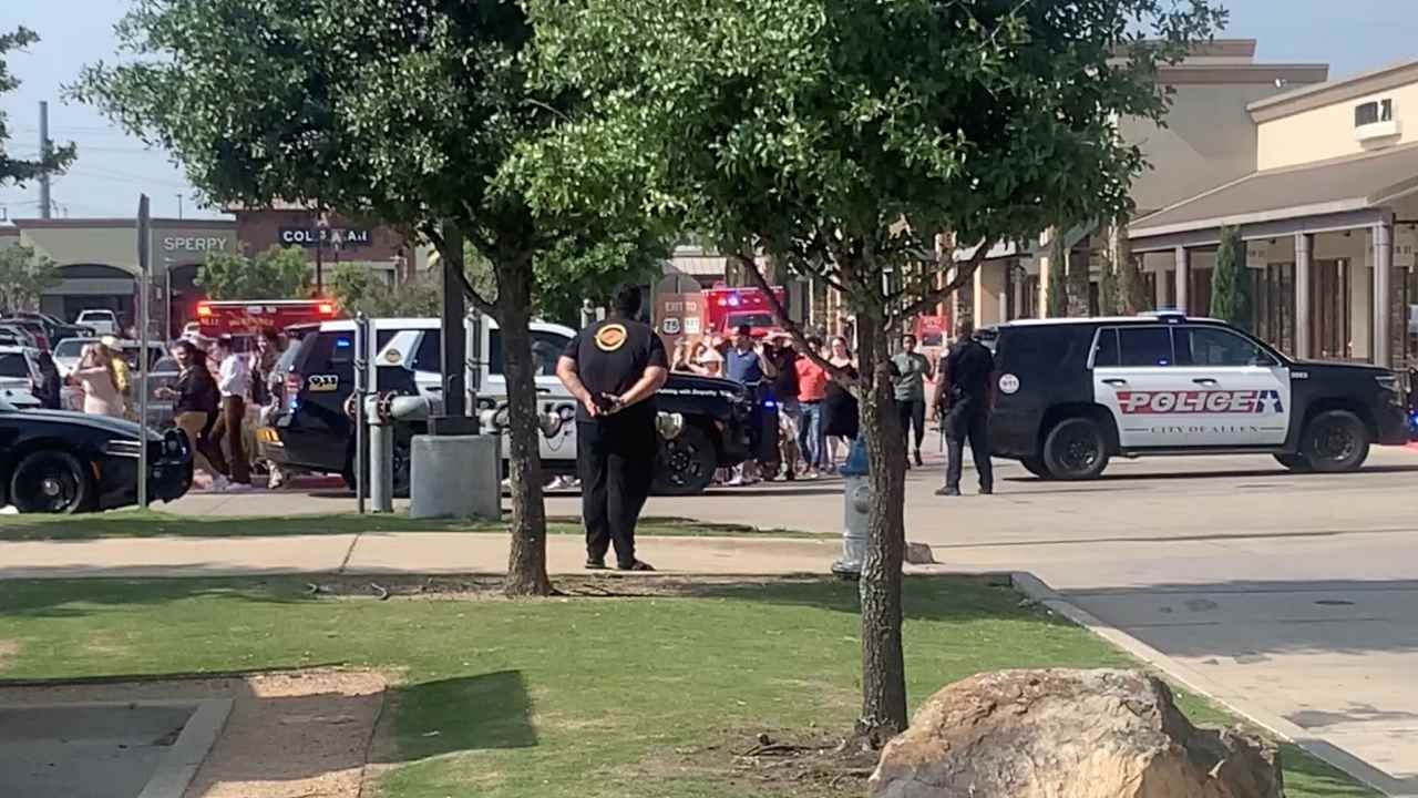 Un policía de Allen estaba en el área atendiendo una emergencia no relacionada cuando escuchó disparos en el mall a las 3:36 de la tarde, escribió el Departamento de Policía en Facebook 