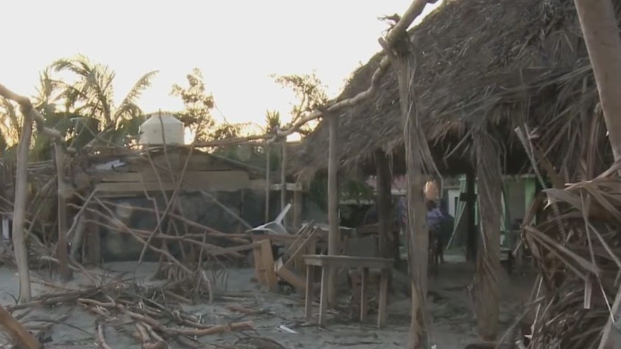 Huracán Beatriz provoca daños en municipios de Michoacán