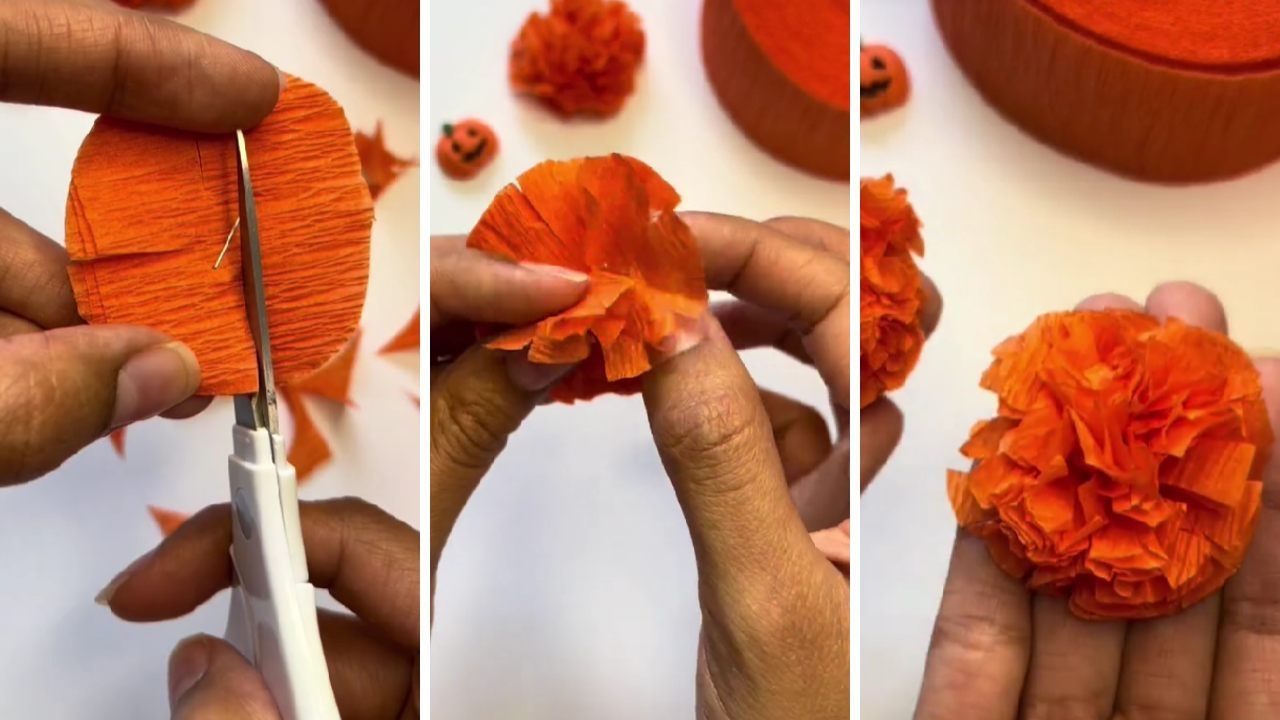 Cómo hacer flores de papel paso a paso
