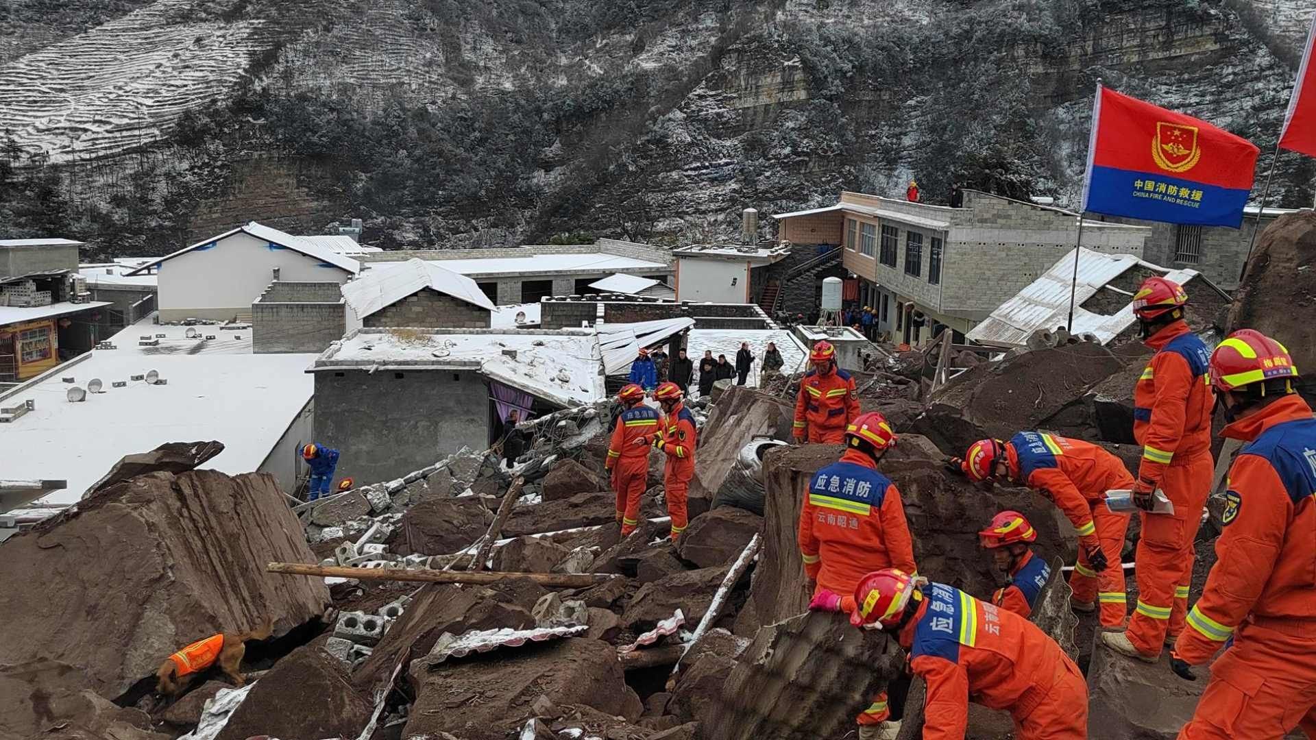Deslave en China Deja Al Menos Siete Muertos y 40 Personas Enterradas
