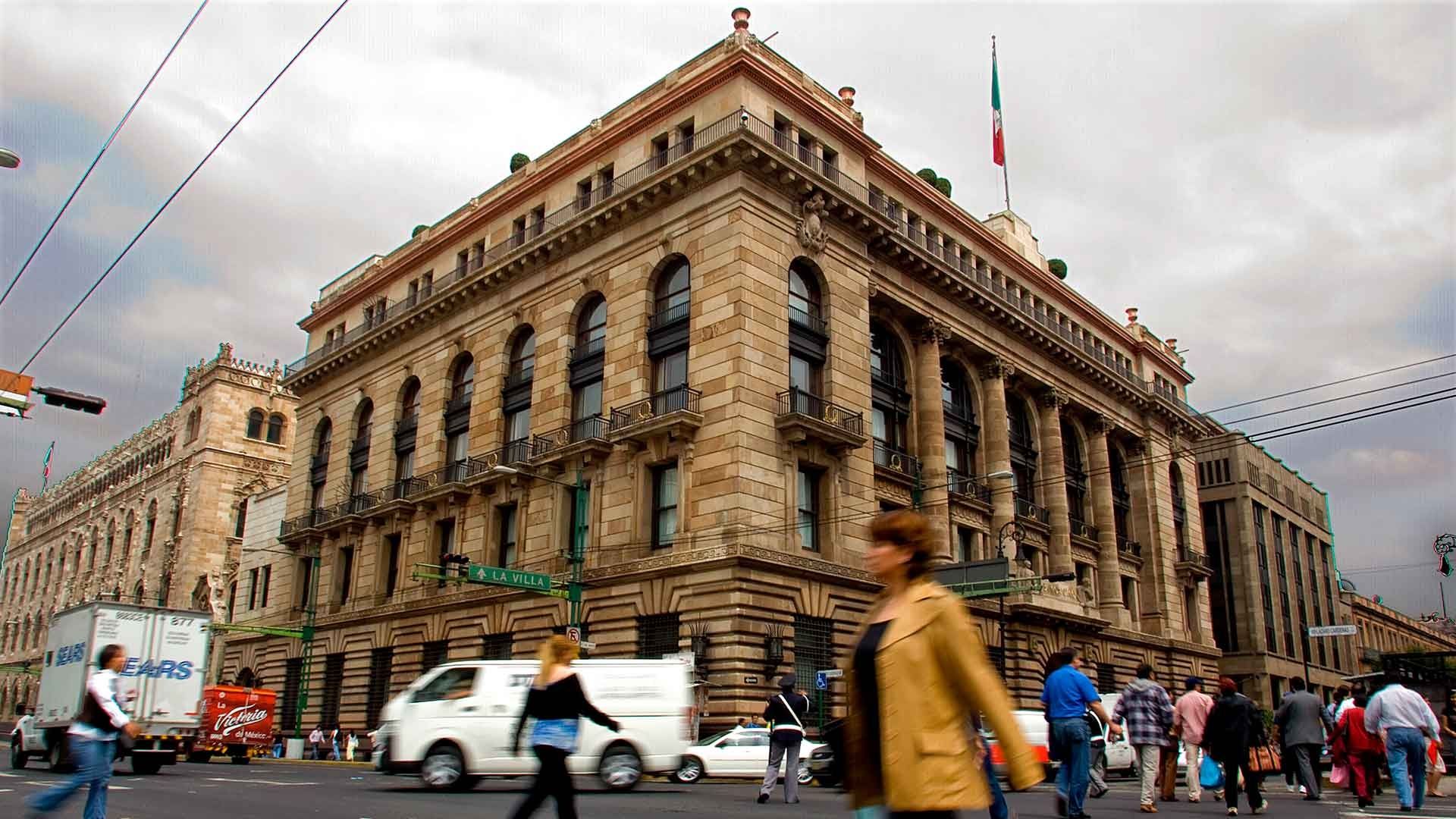 Sede del Banco de México en la CDMX.
