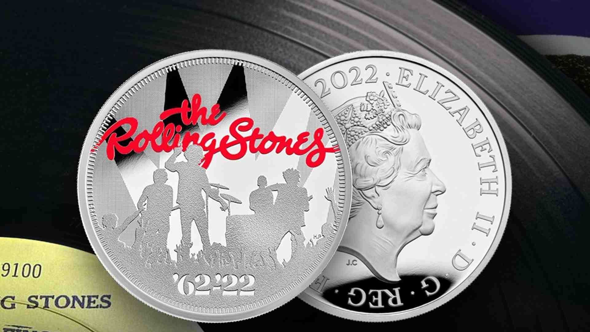Acuñan moneda de los Rolling Stones