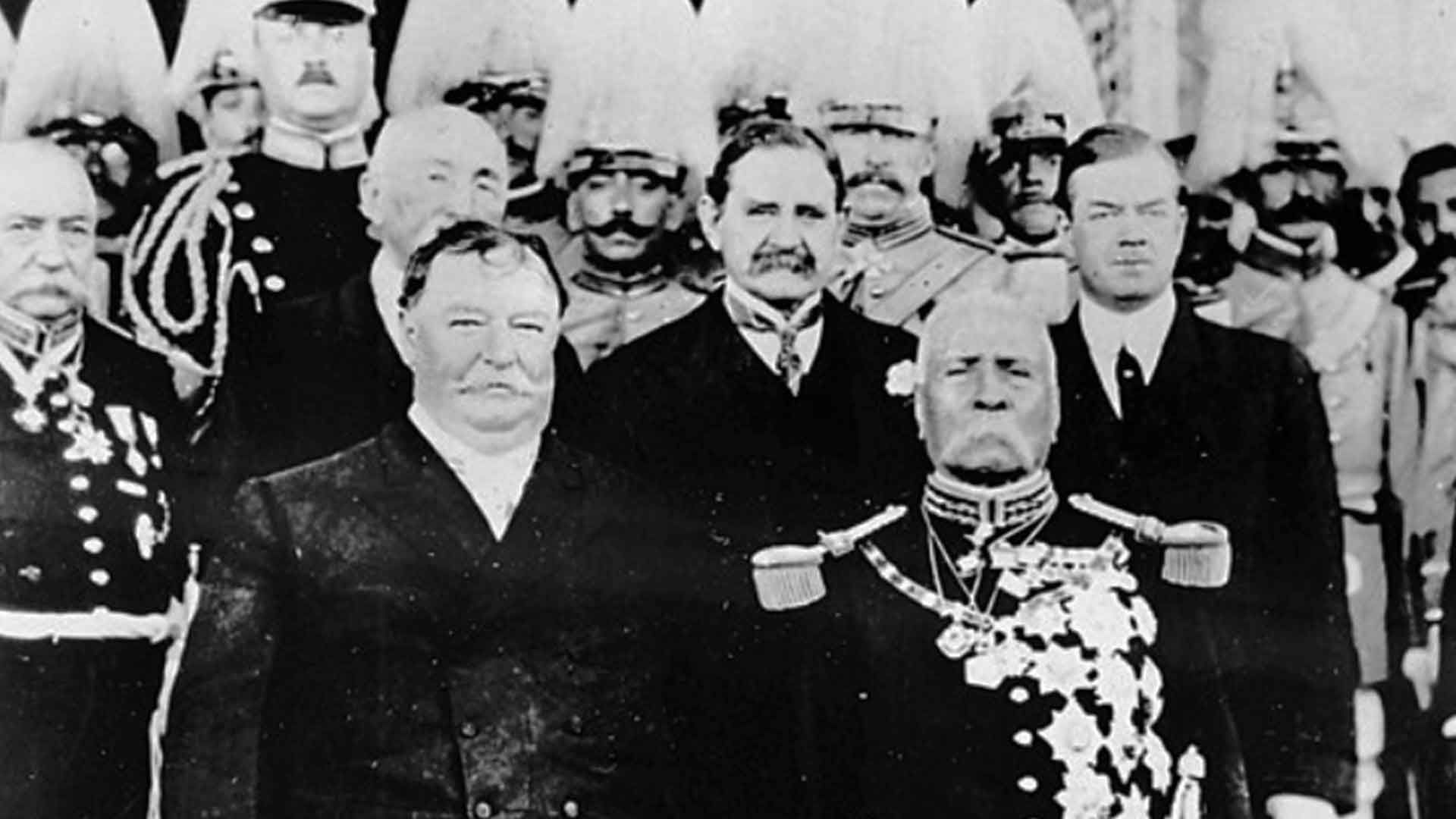 La primera visita de un presidente de EUA a México ocurrió el 16 de octubre de 1909