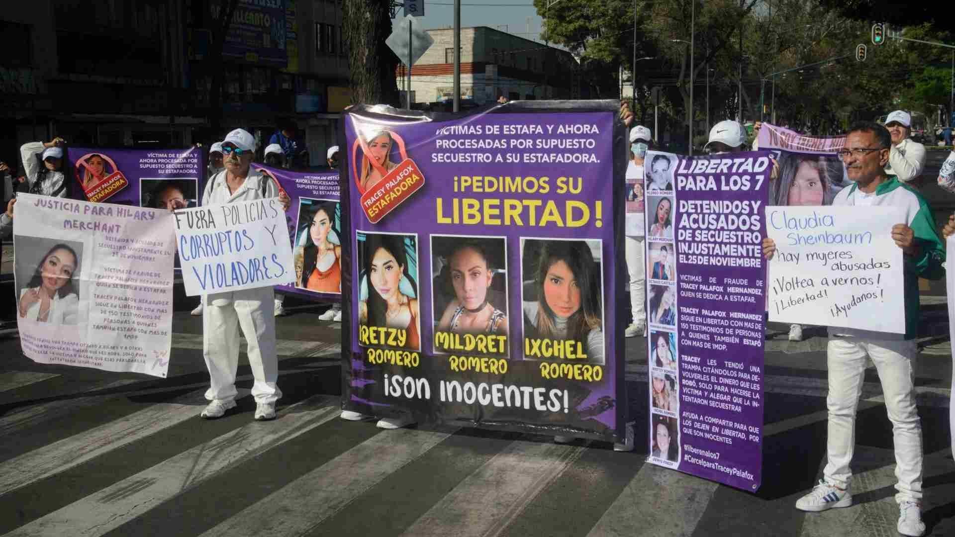 Liberan a hermanas Romero acusadas de secuestro