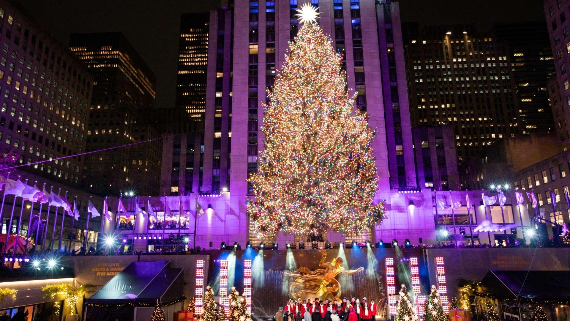 Galería | Encienden Árbol del Rockefeller e Inicia Oficialmente la Navidad en Nueva York
