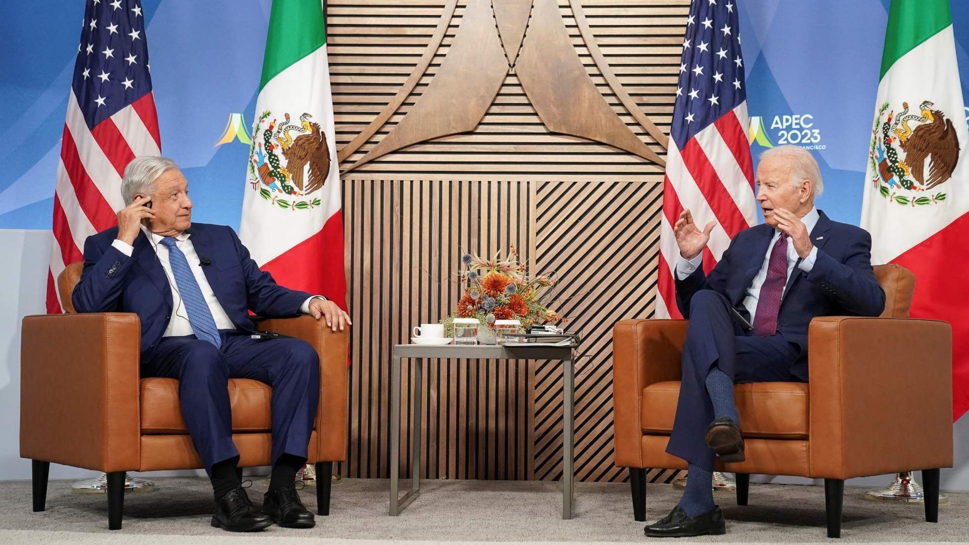 Los presidentes de México, Andrés Manuel López Obrador y de EUA, Joe Biden. 