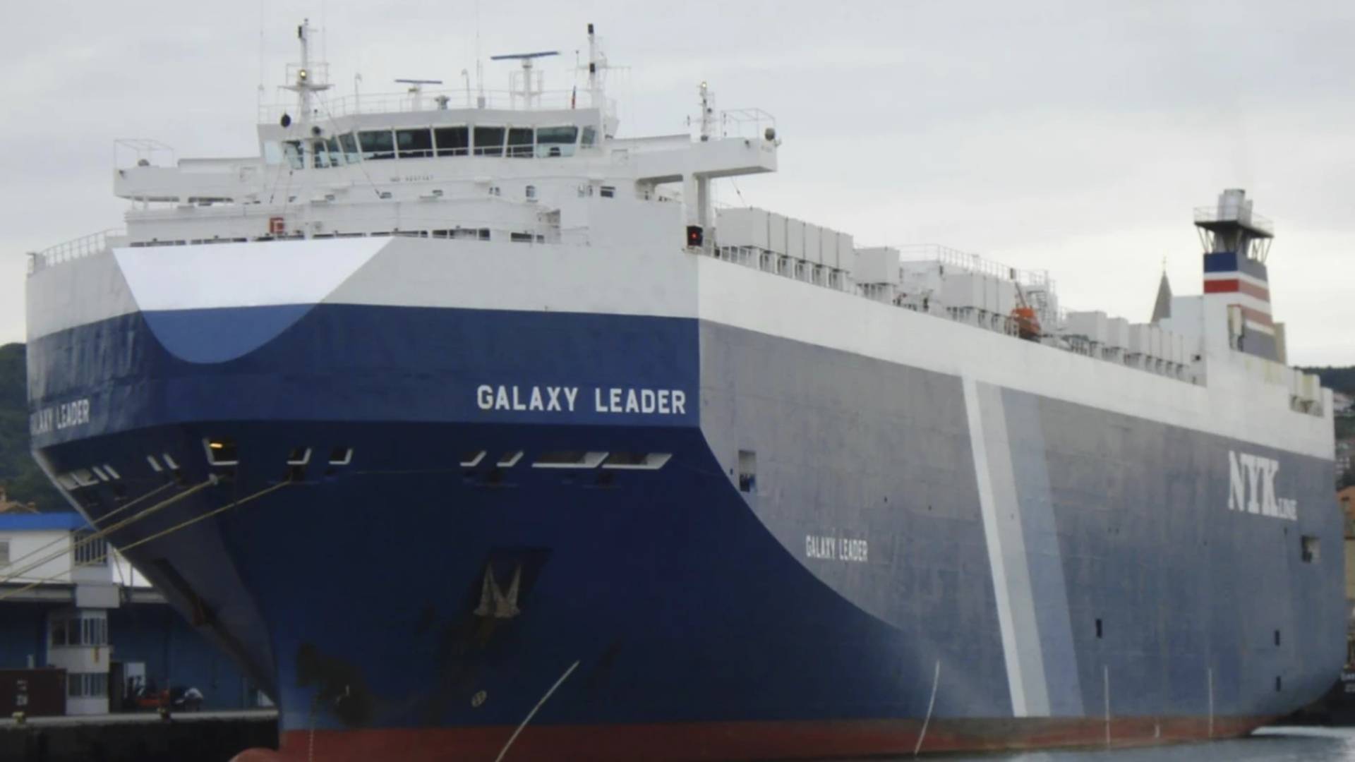 Captura del carguero 'Galaxy Leader' en una operación militar realizada en el Mar Rojo
