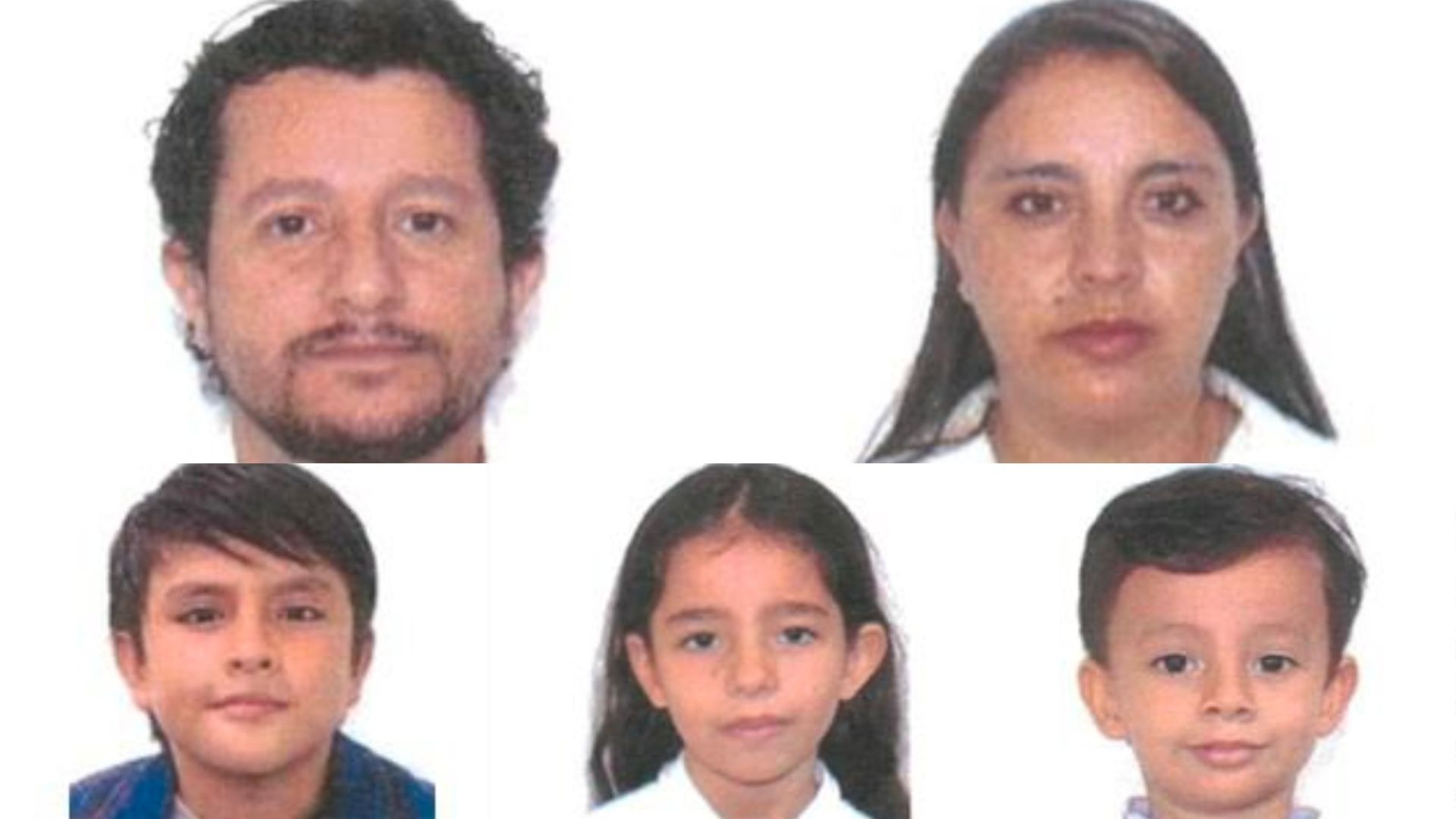 La familia fue vista por última vez en Calera, el 27 de octubre