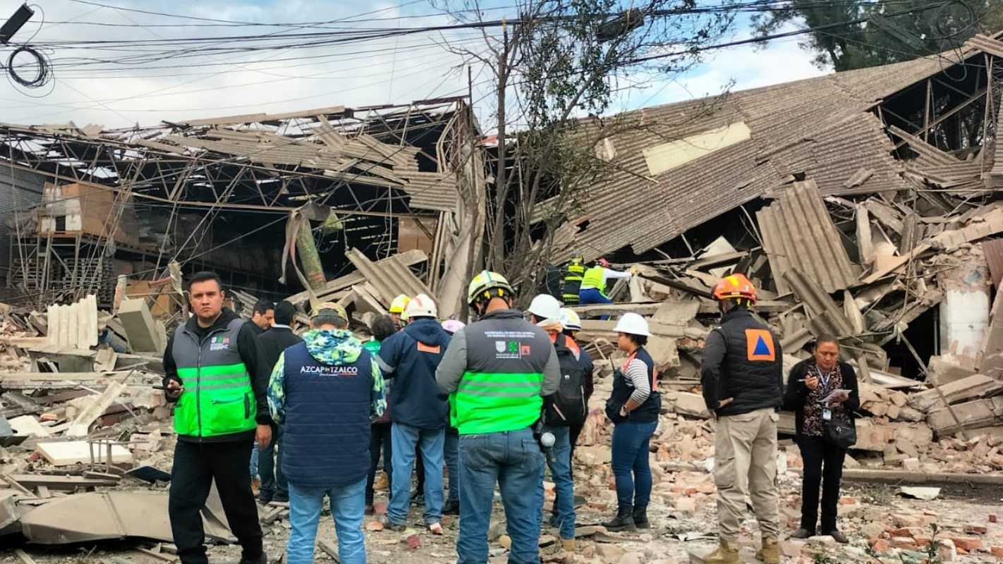 Explosión en Azcapotzalco hoy deja 2 muertos en CDMX