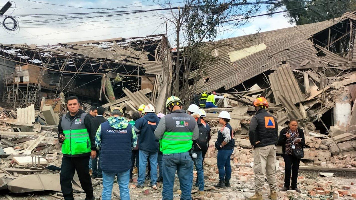 Explosión en Edificio Deja 2 Personas Muertas, en Azcapotzalco, CDMX