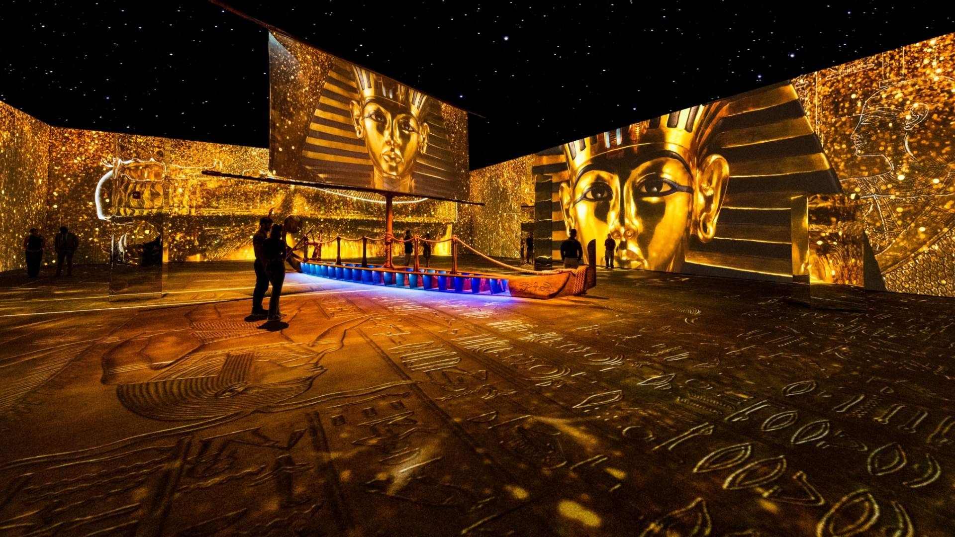 Llega a CDMX exposición inmersiva de Tutankamón