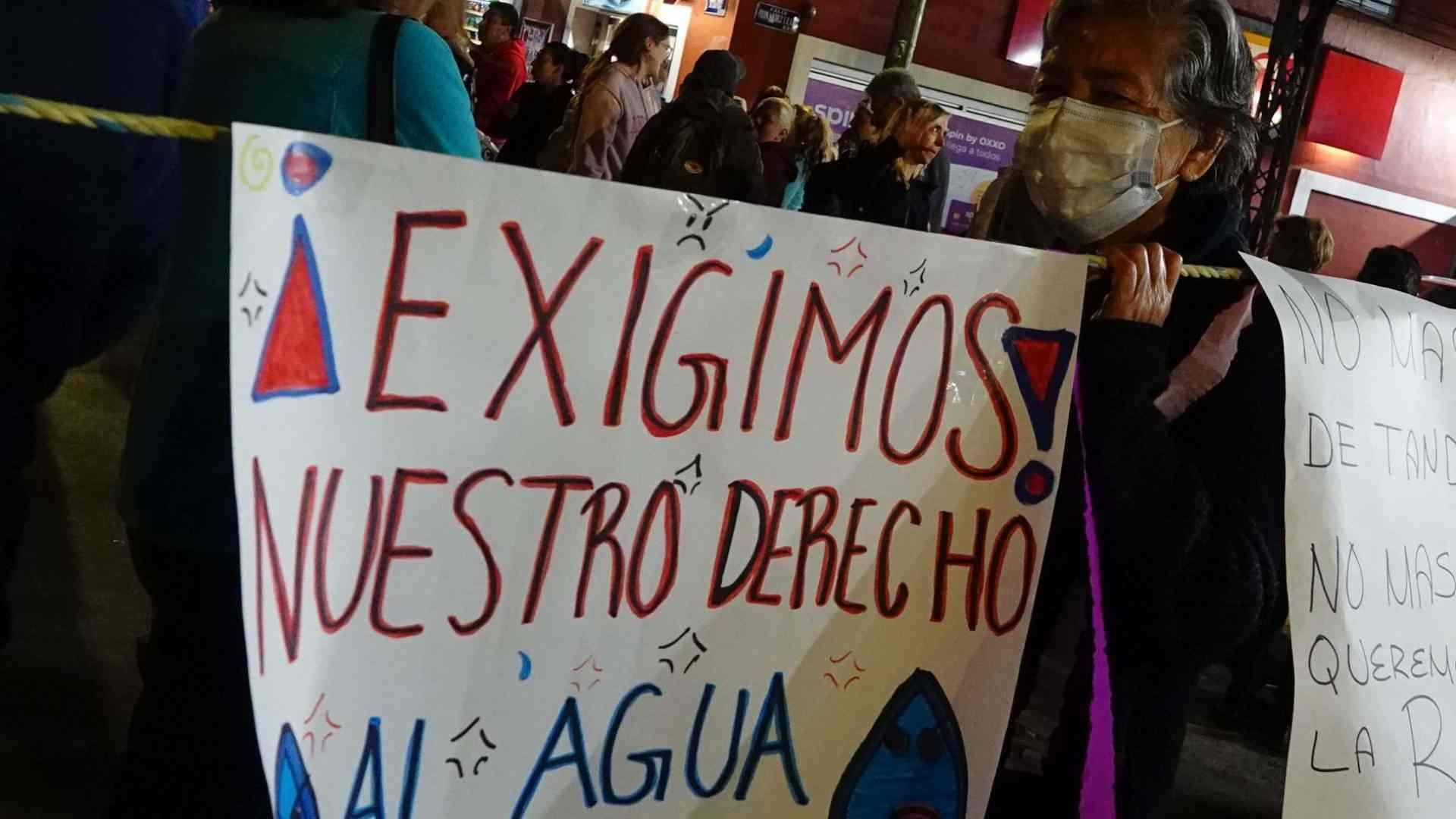 Ciudadanos realizan protestas en CDMX por la falta de agua