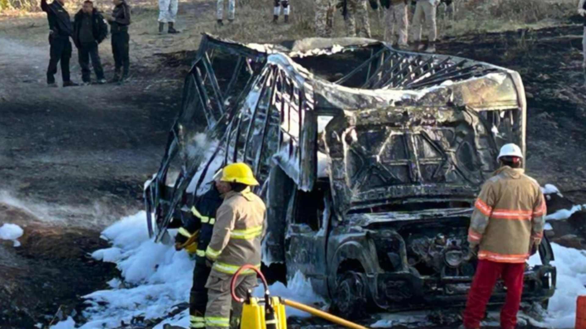 Deja un Muerto Incendio de Auto Cerca de Ducto de Pemex en Hidalgo; Indagan Huachicoleo