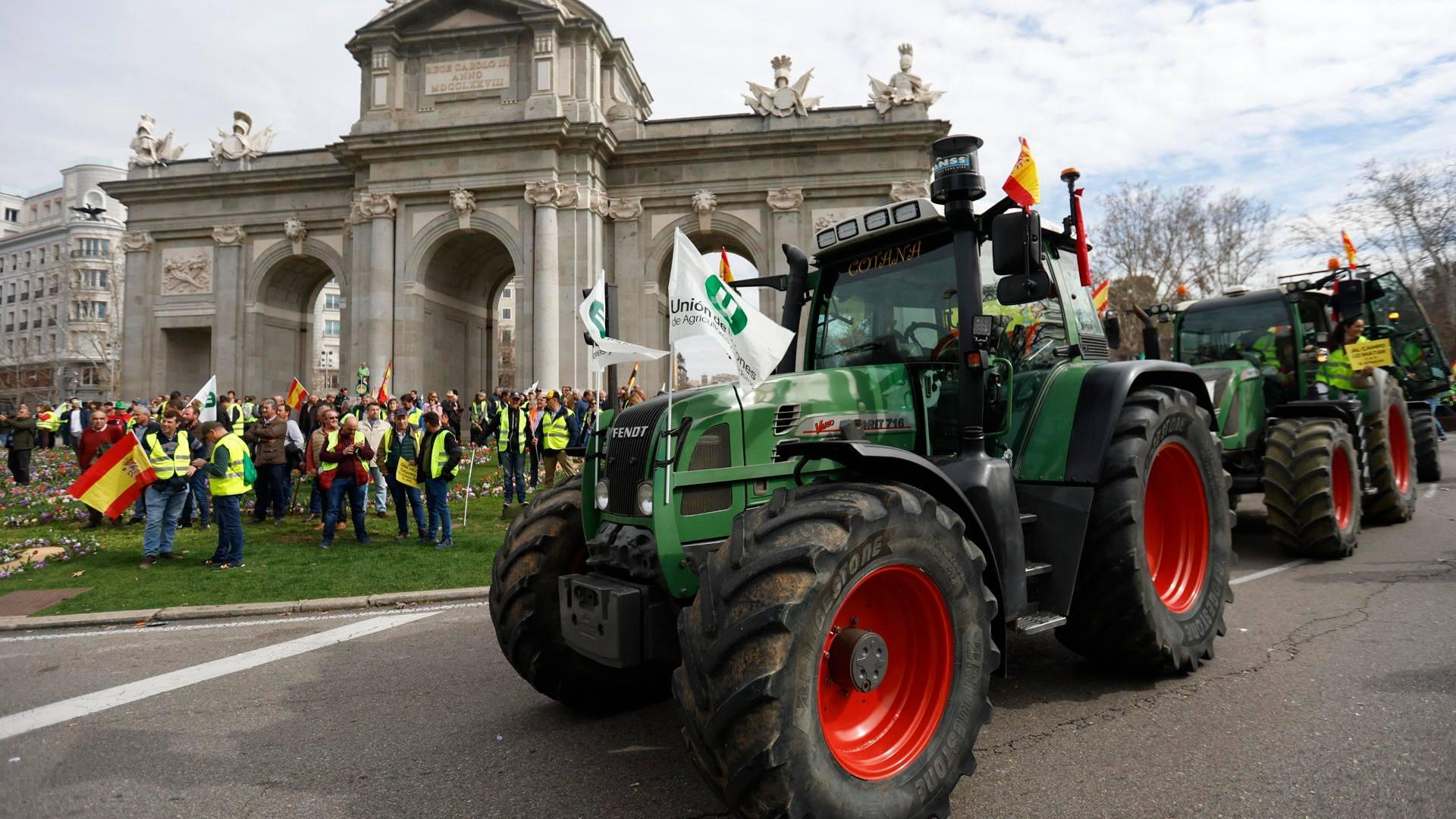 Foto: Agricultores Protestan en Madrid