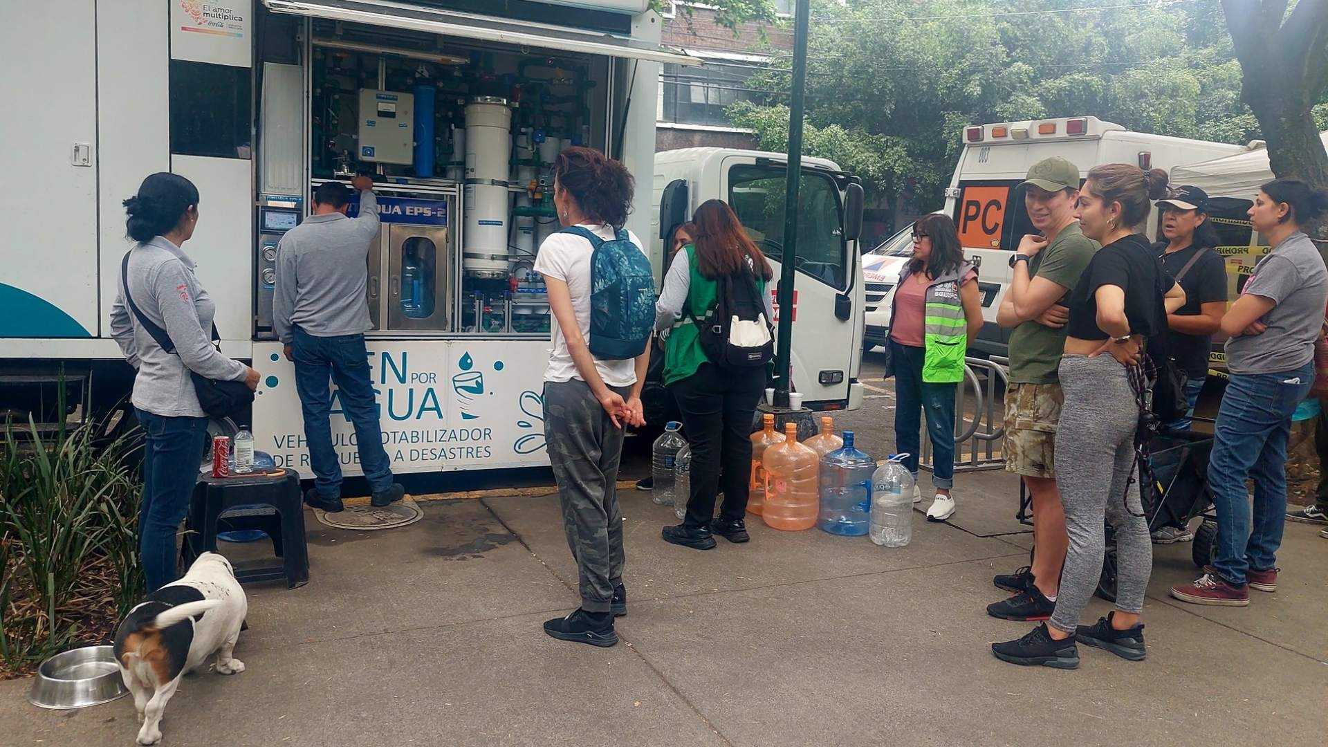 Retiran Módulo de Atención en Colonia Del Valle para Afectados por Agua Contaminada