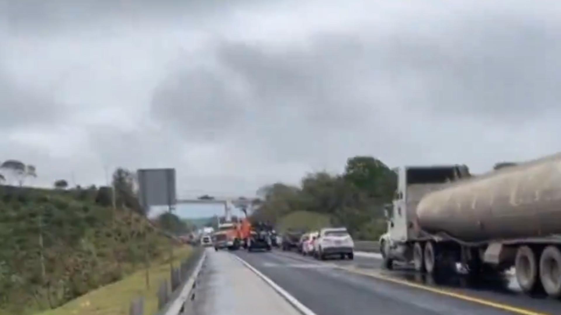 Se Registra Enfrentamiento Armado en la Autopista México-Tuxpan