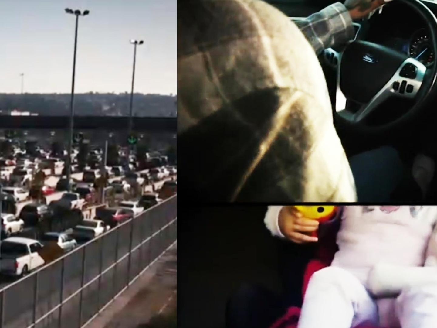 Sin Revisión, Mujer con Bebé Cruza Armas Ocultas en Auto de EUA a México