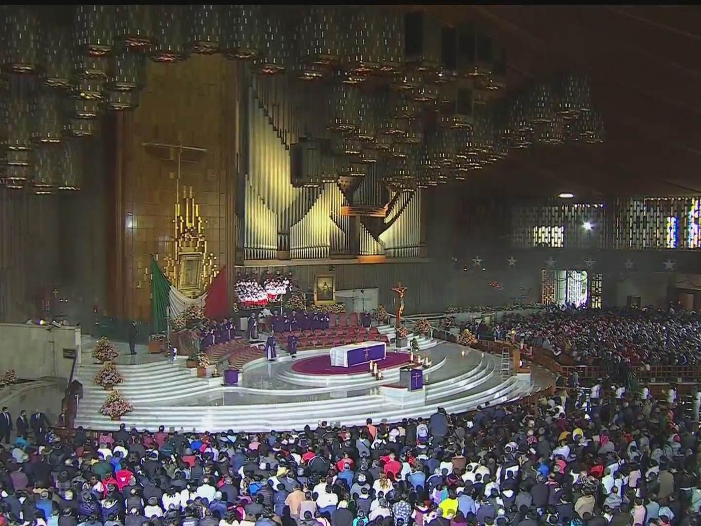 Realizan Misa de Acción de Gracias a la Virgen de Guadalupe de TelevisaUnivisión