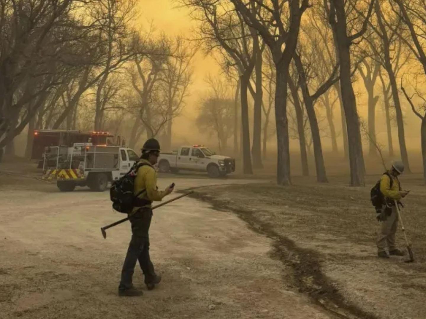 Evacuán de Emergencia Condados de Texas por Incendios Forestales Fuera de Control