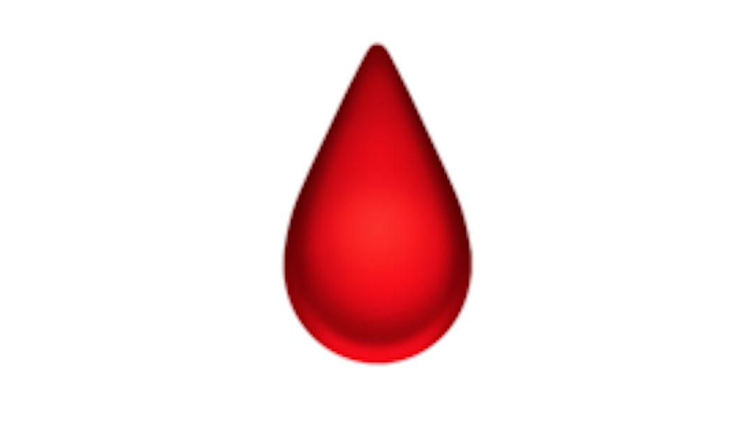 ¿Qué significa el emoji de la gota de sangre en WhatsApp?