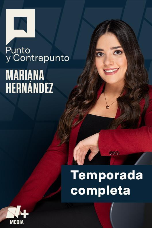 poster Punto y Contrapunto con Mariana Hernández