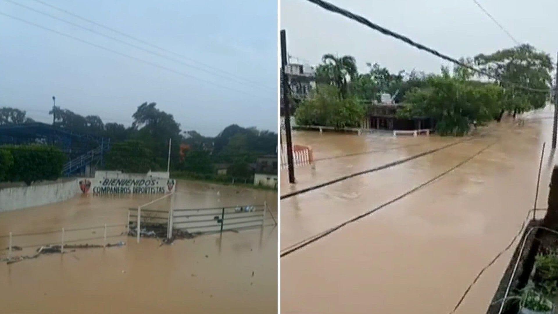 Desborda Río Agua Dulce en Veracruz: Activa Plan DN-III