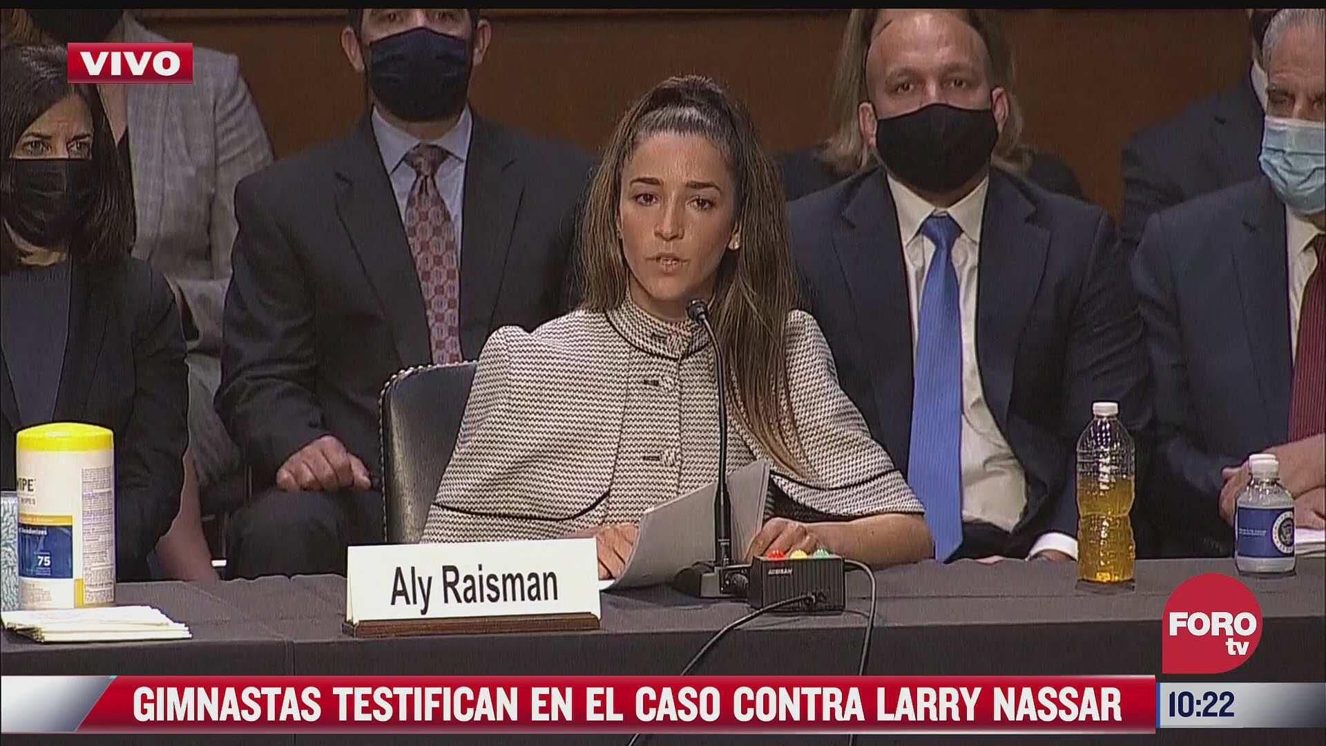 Simone Biles testifica en el Senado de EEUU sobre abusos de Larry Nassar contra gimnastas