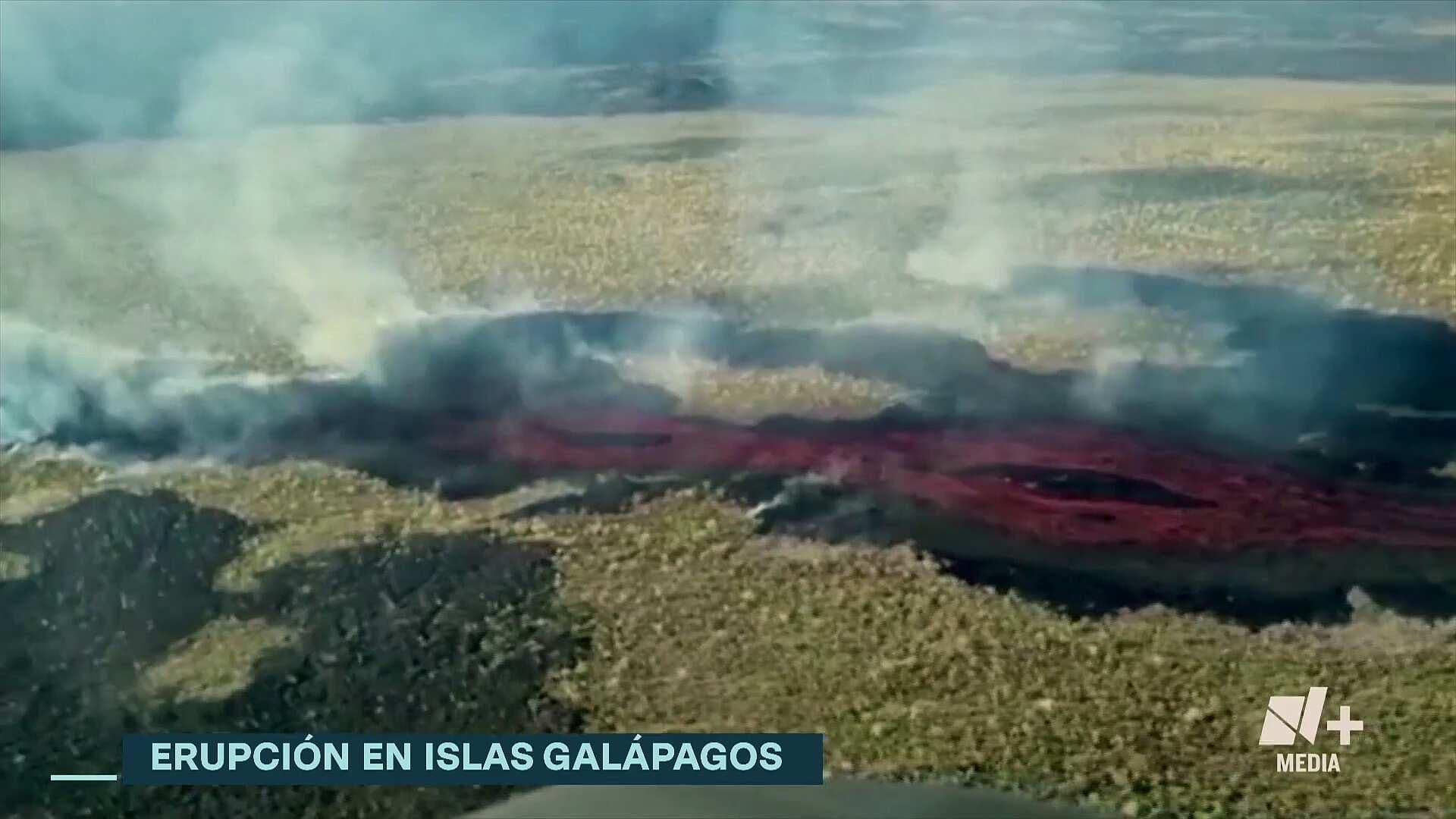 Entra en erupción el volcán Wolf, en las Islas Galápagos