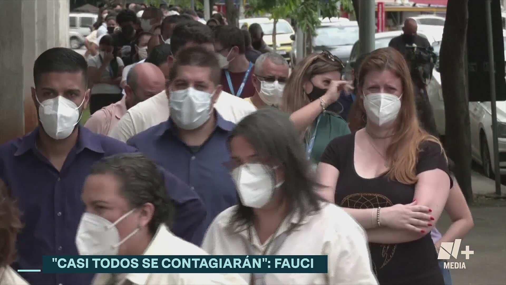 Casi “todo el mundo” se contagiará de covid: Anthony Fauci