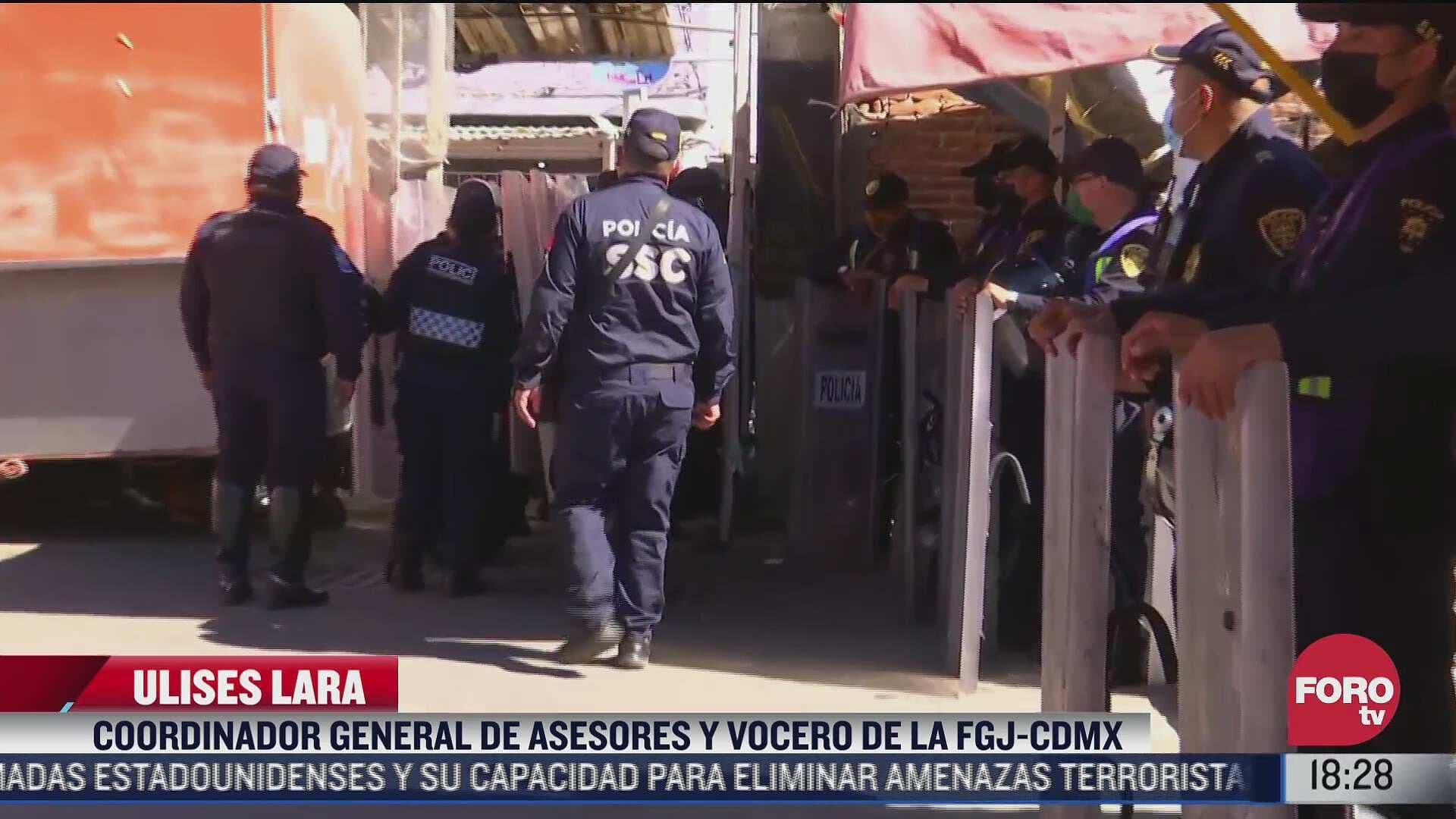 Inmuebles en Iztapalapa se recuperaron sin enfrentamientos: Ulises Lara