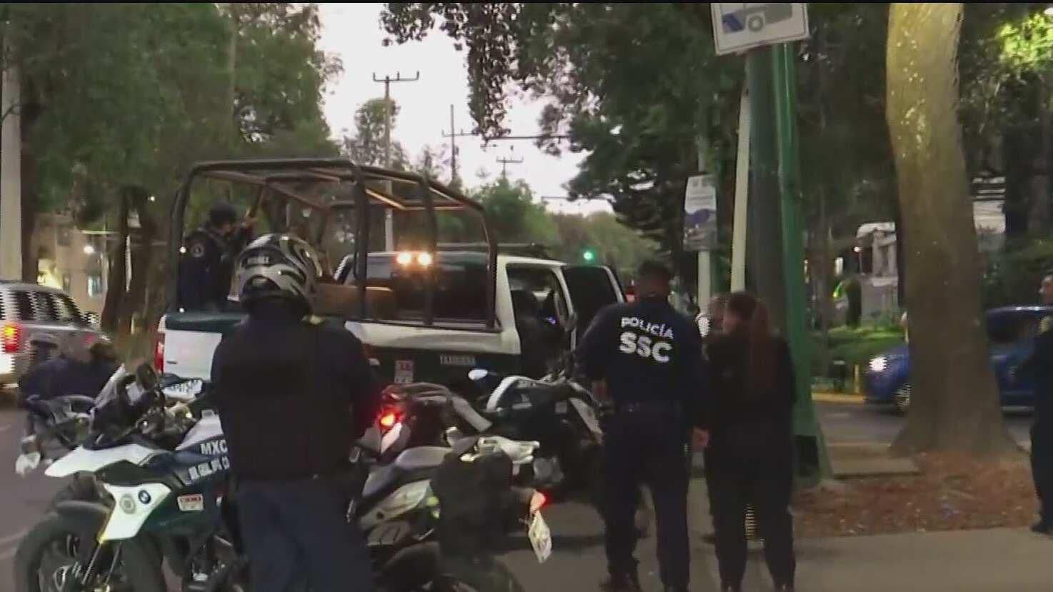 Detienen a mujer tras asalto de trolebús en la Calzada Taxqueña de la CDMX