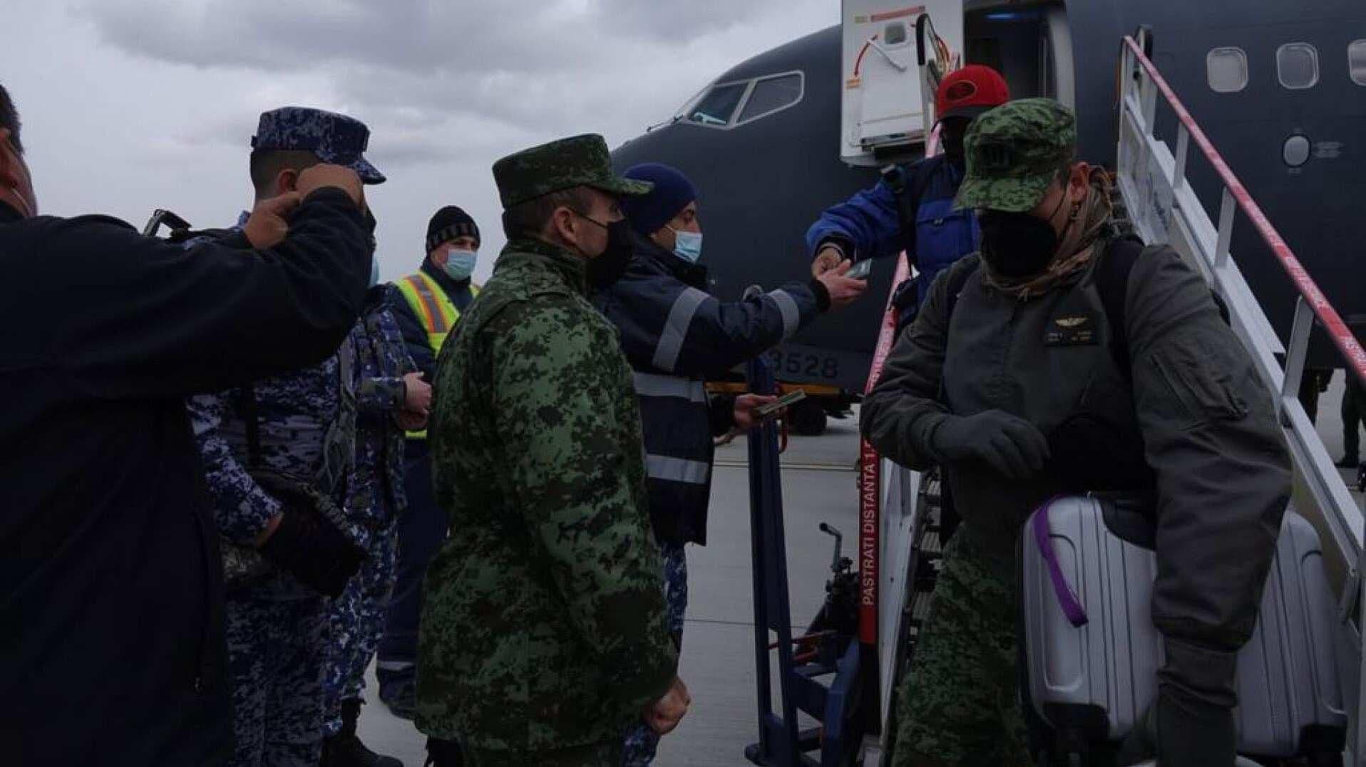 Avión de la Fuerza Aérea Mexicana permanecerá varias horas en Bucarest en espera de connacionales
