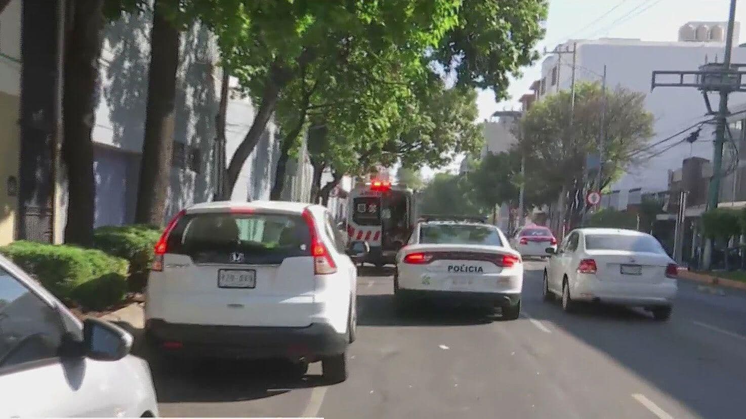Se registra fuerte accidente sobre Gabriel Mancera