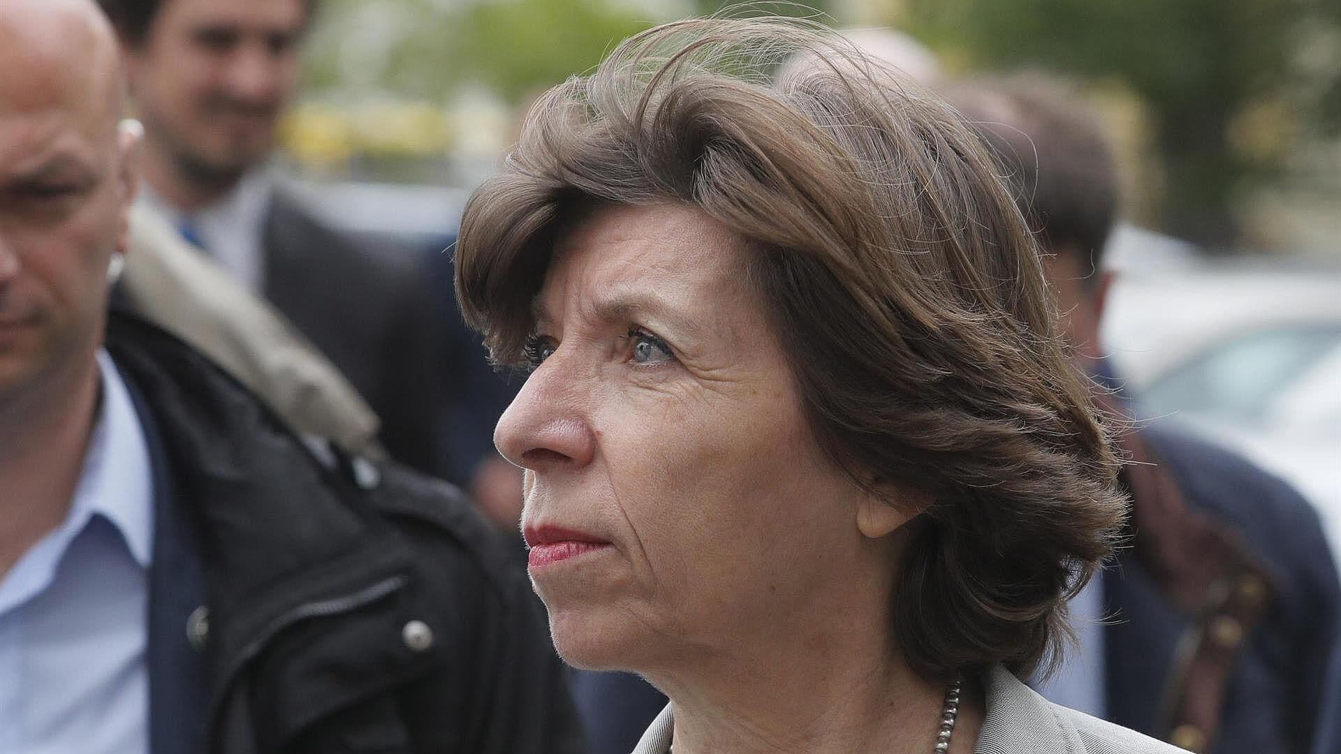 Ministra de Exteriores de Francia visita Bucha, Ucrania