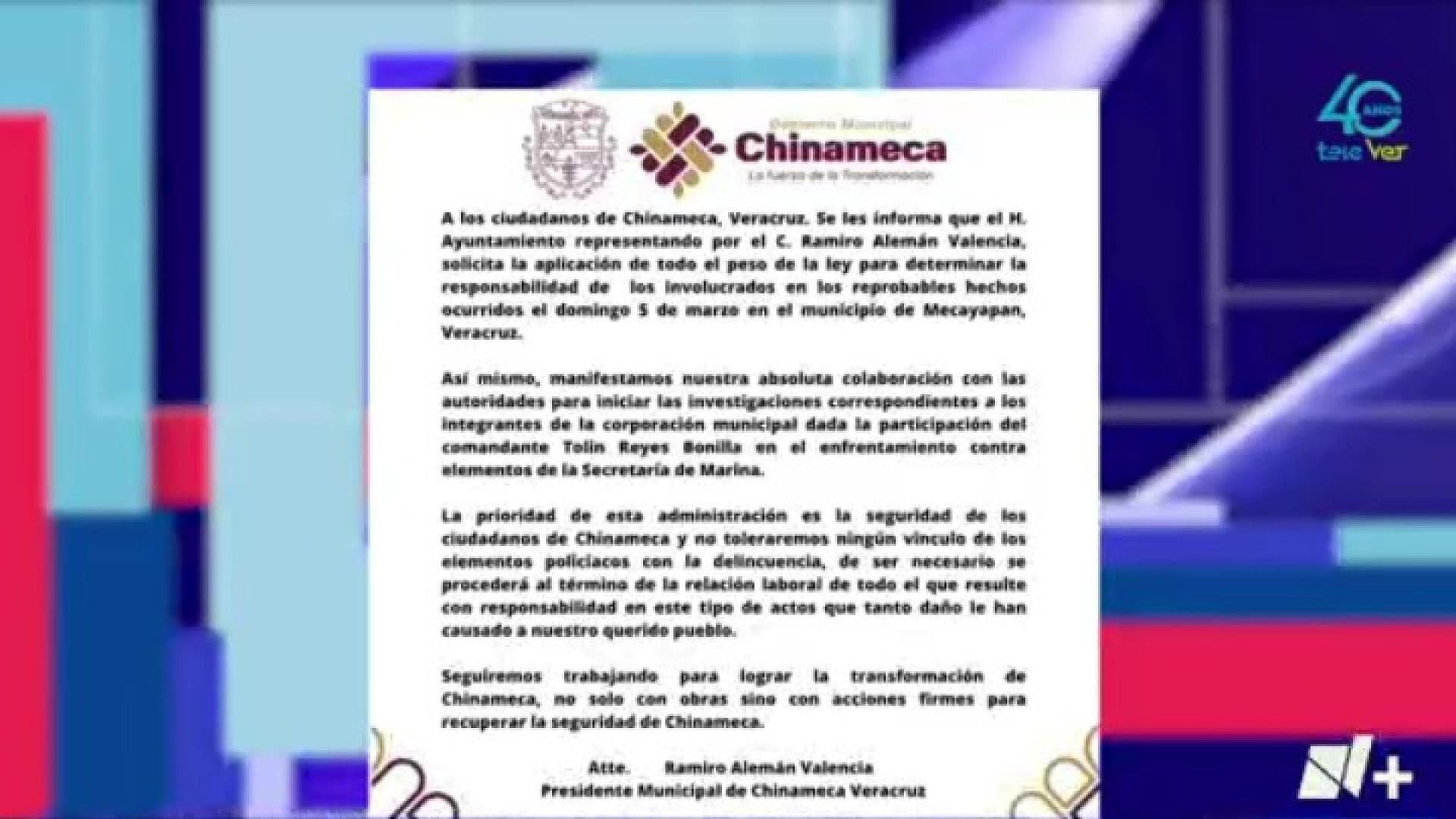 Confirman Detención de Comandante de Policía en Mecayapan