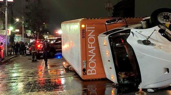 Conductores de camión que afectó L2 del Metro iban ebrios