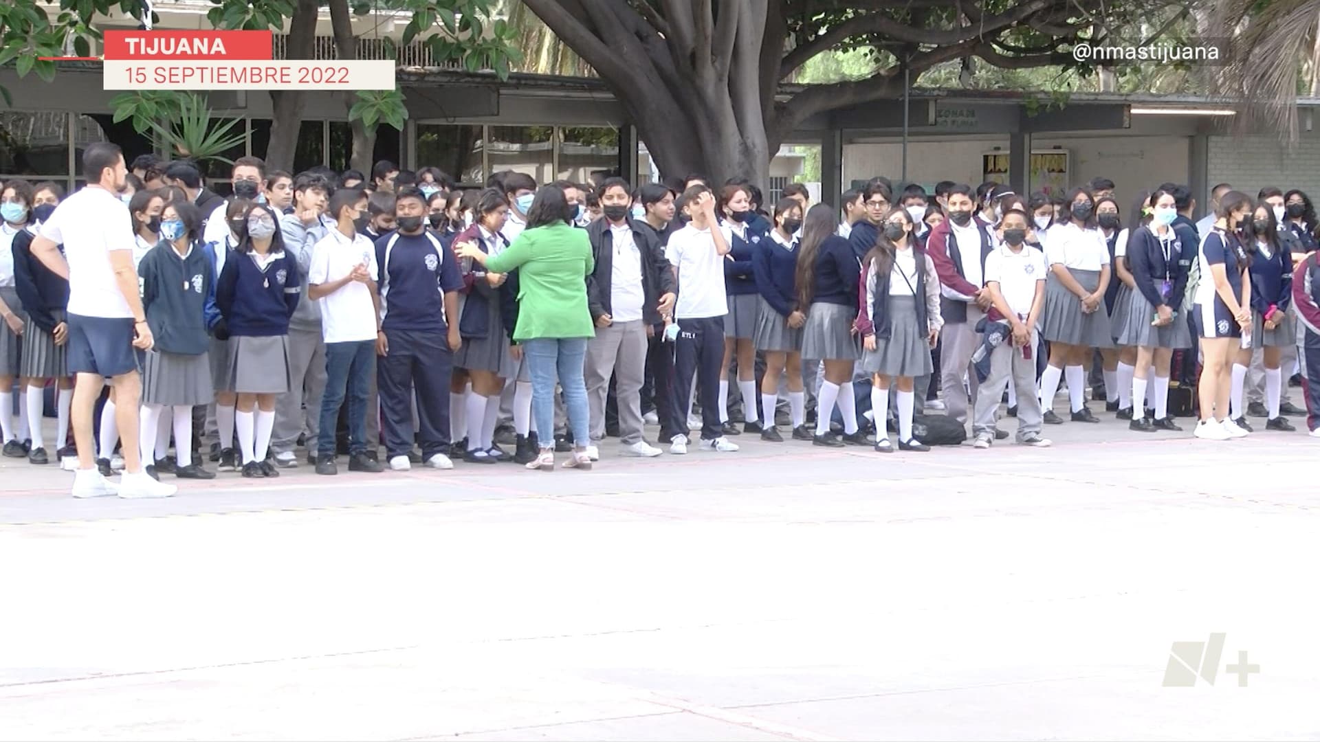 Secundaria Técnica #1 rinde homenaje a Kevin Yael González en Tijuana