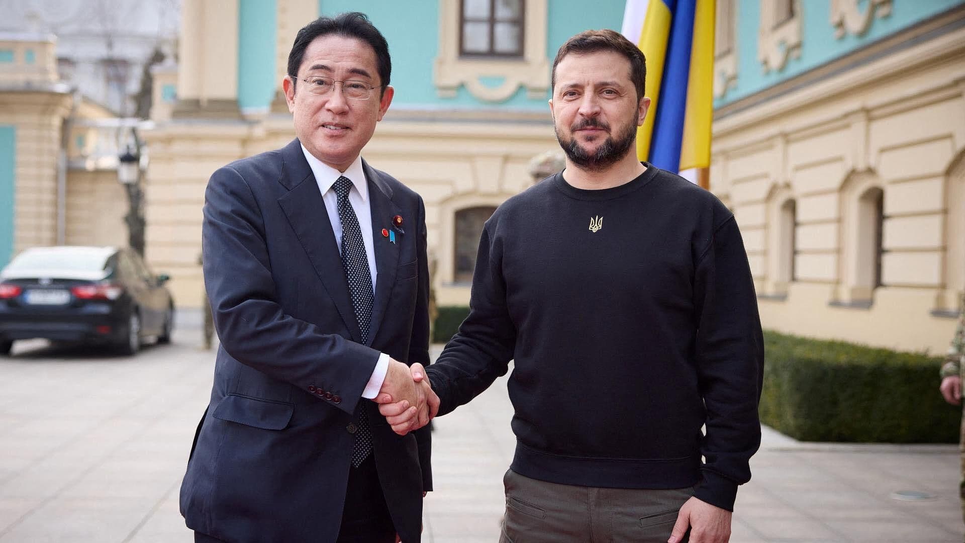 Primer Ministro Japonés Arriba a Bucha, Ucrania