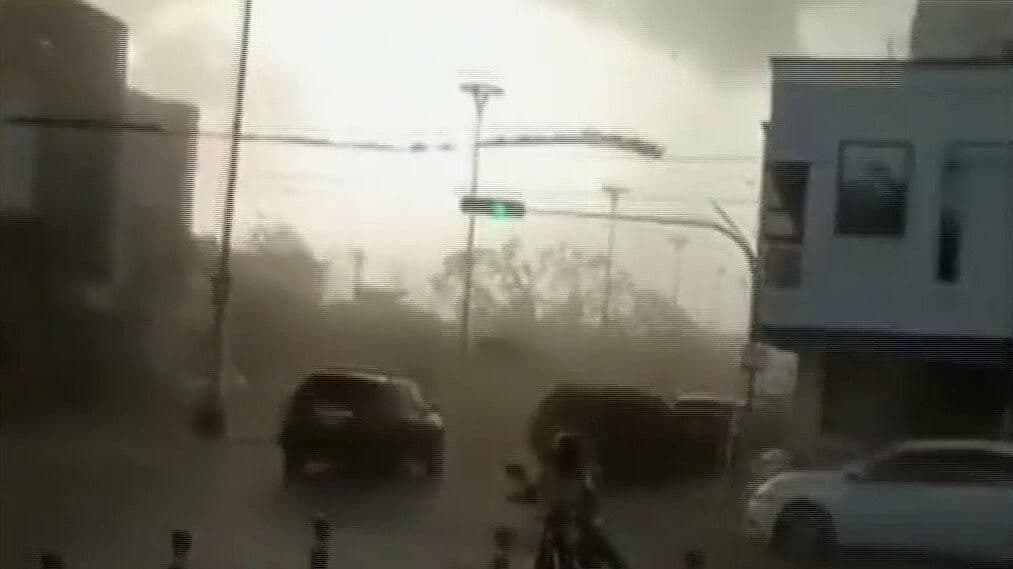 Tornado sorprende en Guamúchil, Sinaloa; hay un herido