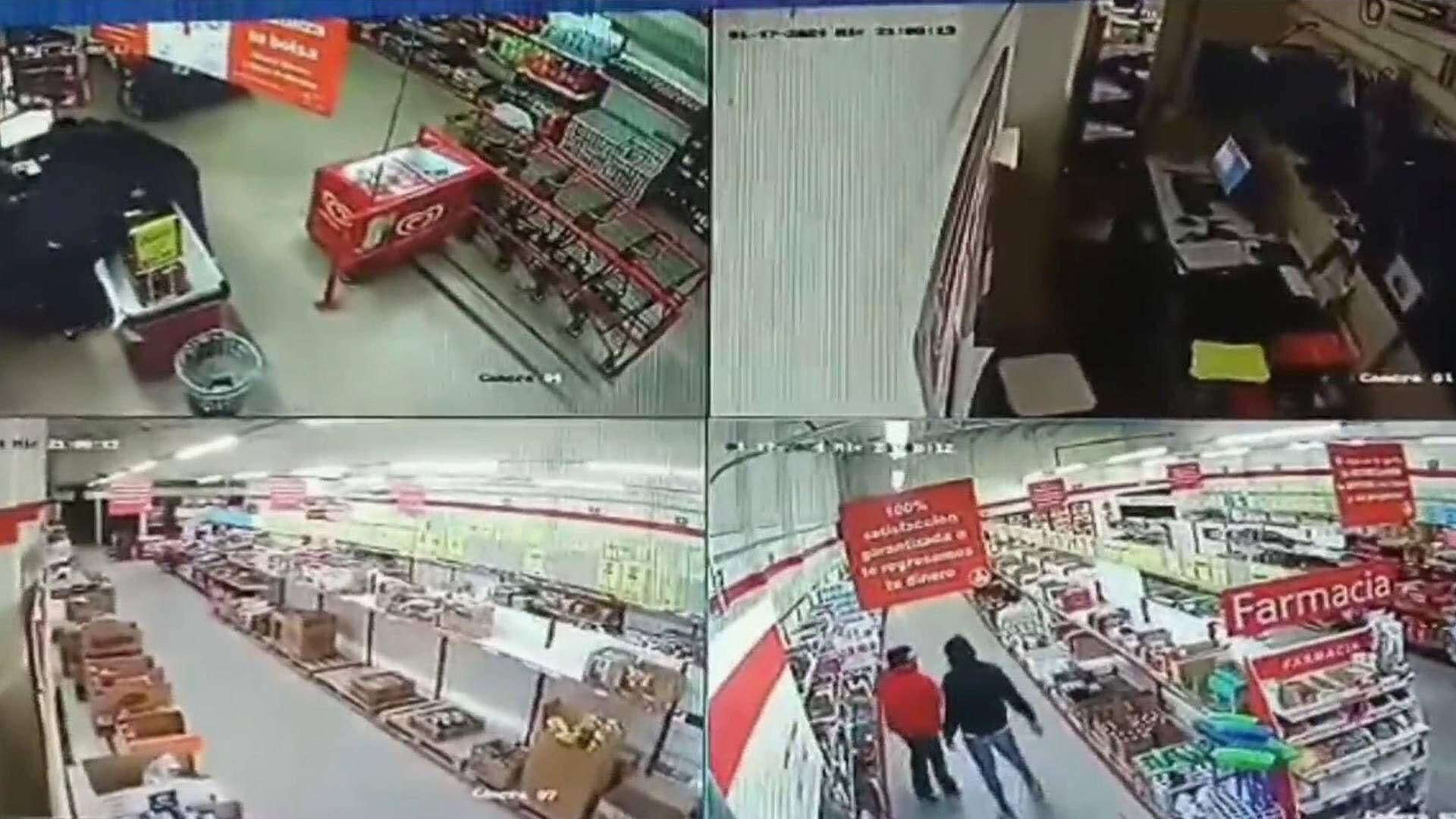 VIDEO: Sujetos Armados Asaltan Tienda en Huehuetoca, Estado de México